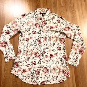 Final Banana Republic Floral Dillon Shirt Medium
